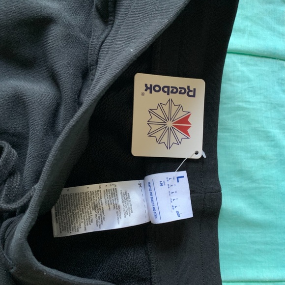 Black Reebok Crop Pants - Picture 2 of 2